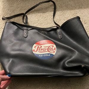 Coach Pepsi Leather Tote